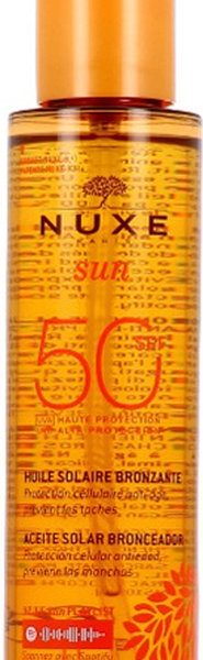 Sun Tanning Oil Face And Body Spf50 150 Ml By Nuxe 150 Ml
